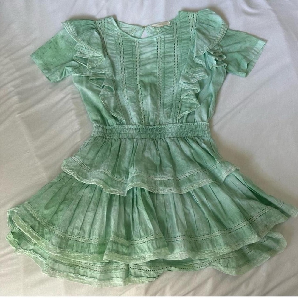 Green LOVESHACKFANCY Natasha Dress 🧚🏽‍♂️